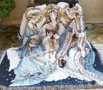 Three Angels Tapestry Throw